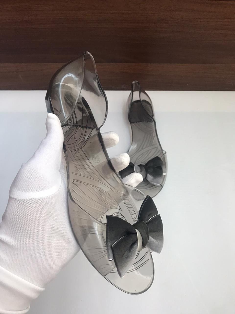 Bow Jelly Transparent Sandal Bow Jelly Transparent Sandal